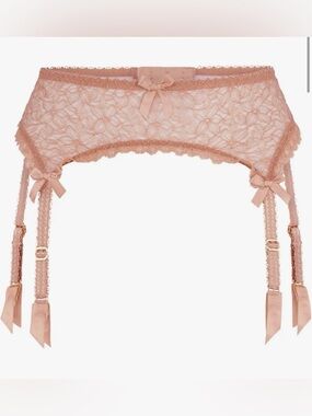 NWT Agent Provocateur / Aliza Praline Suspender (size 3)